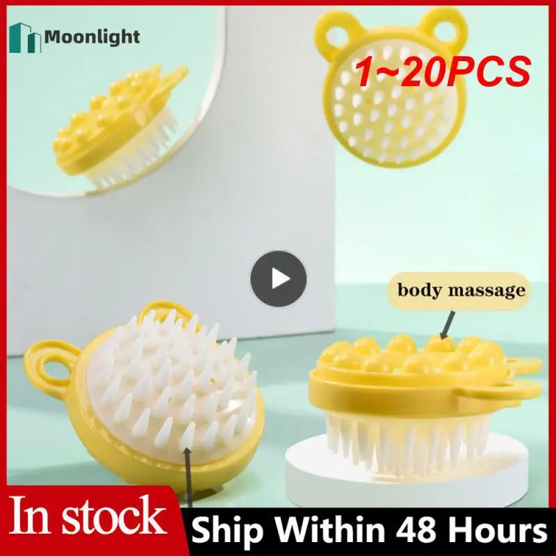 1~20PCS Massage Comb Round Scalp Massager Unfading Plastic Bathing Hair Scalp Comb Bathing Tool Head Skin Shampoo Brush Bathroom
1~20PCS Massage Comb Round Scalp Massager Unfading Plastic Bathing Hair Scalp Comb Bathing Tool Head Skin Shampoo Brush Bathroom