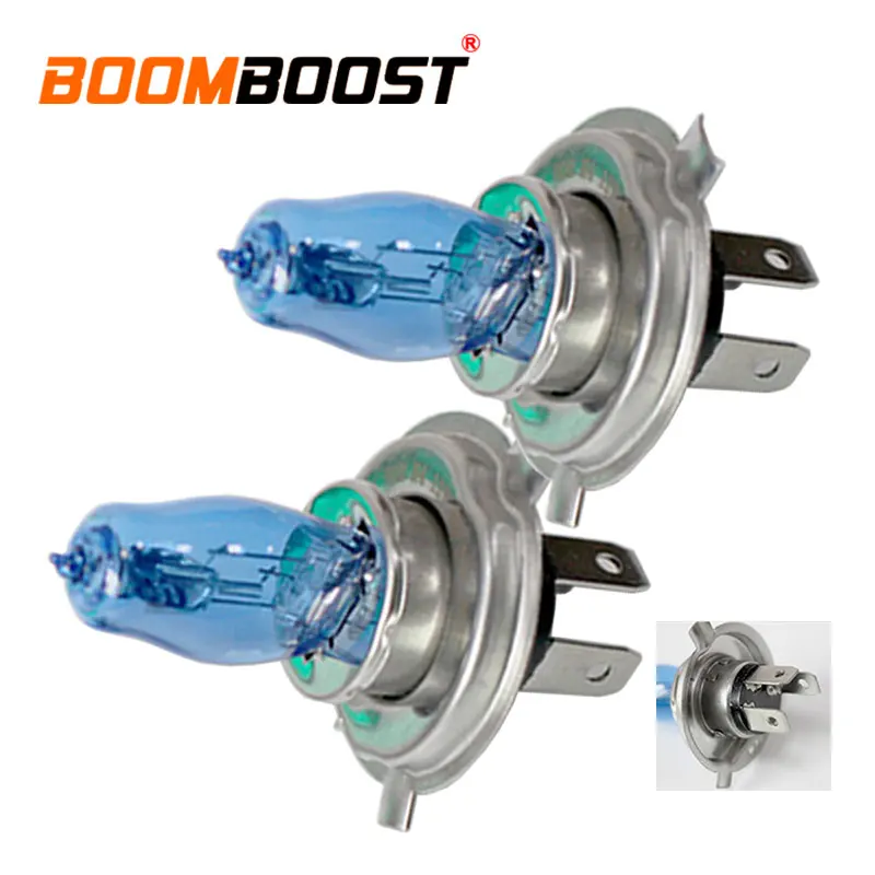 

Accessories for Vehicles Car Headlight H4 Xenon Gas 12V 100W Car HOD Halogen Bulbs 2 Pcs Fog Lights Lamp Bulbs Super Bright