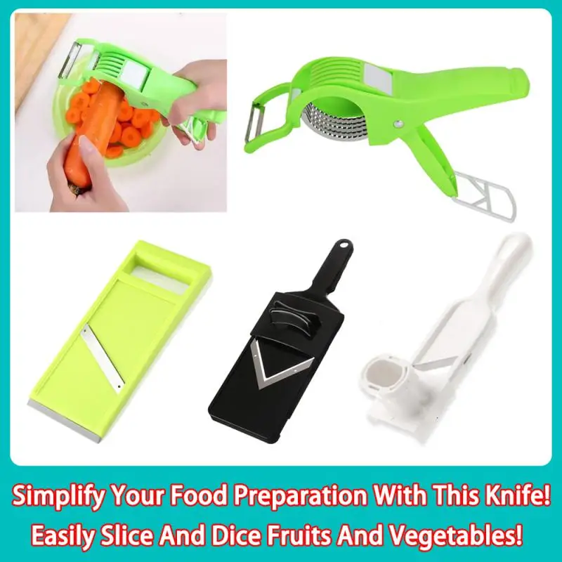 

Kitchen Gadgets Vegetable Fruit Sharp Slicer Stainless Steel Cut Ham Sausage Banana Cutter Cucumber Knife Salad Slice Tools