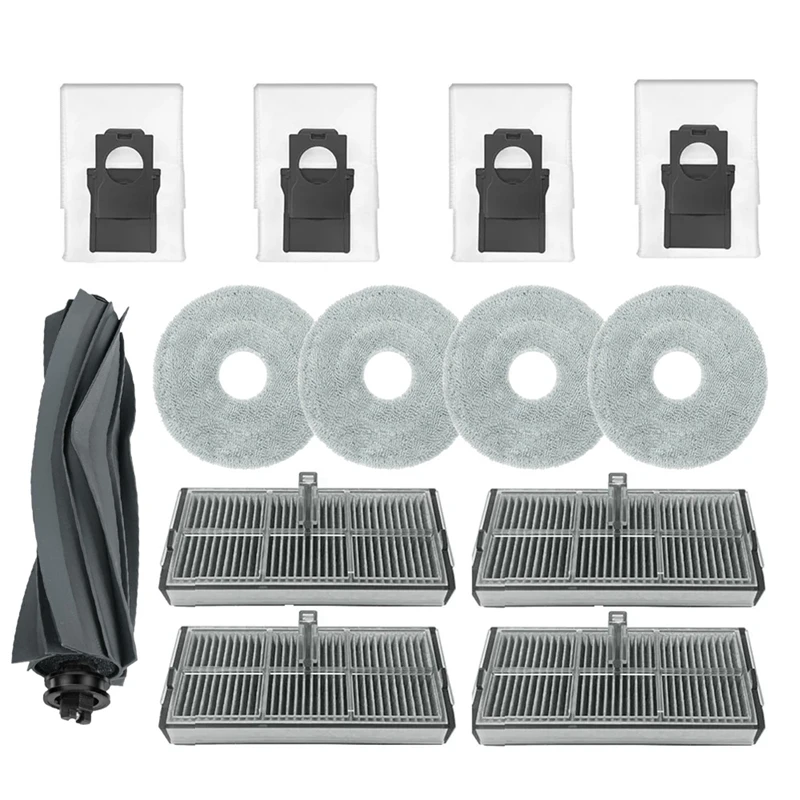 Сменные детали для Dreame S30 Pro Ultra, X40 Pro, аксессуары, основная щетка, Hepa фильтр, Швабра, тканевый мешок для пыли
Сменные детали для Dreame S30 Pro Ultra, X40 Pro, аксессуары, основная щетка, Hepa фильтр, Швабра, тканевый мешок для пыли