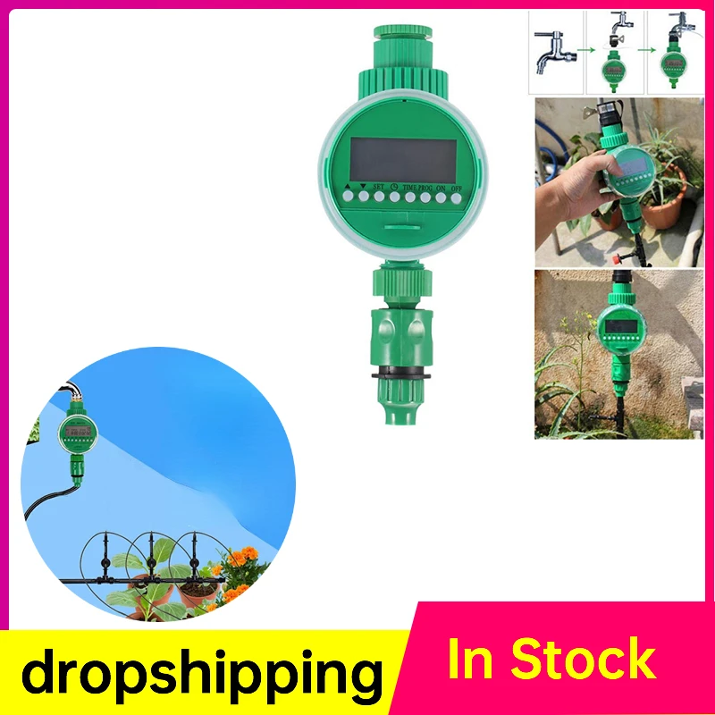 Automatic Electronic Irrigation Water Timer Ball Valve Garden Watering Timed Controller Sprinkler Programmable Valve Faucet
Automatic Electronic Irrigation Water Timer Ball Valve Garden Watering Timed Controller Sprinkler Programmable Valve Faucet