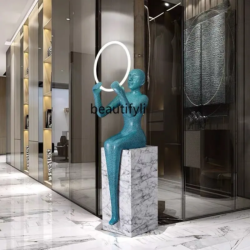 Nordic Welcome Figure Sculpture Exhibition Hall Shopping Mall Living Room Decoration Humanoid Large Floor Ornaments
Nordic Welcome Figure Sculpture Exhibition Hall Shopping Mall Living Room Decoration Humanoid Large Floor Ornaments