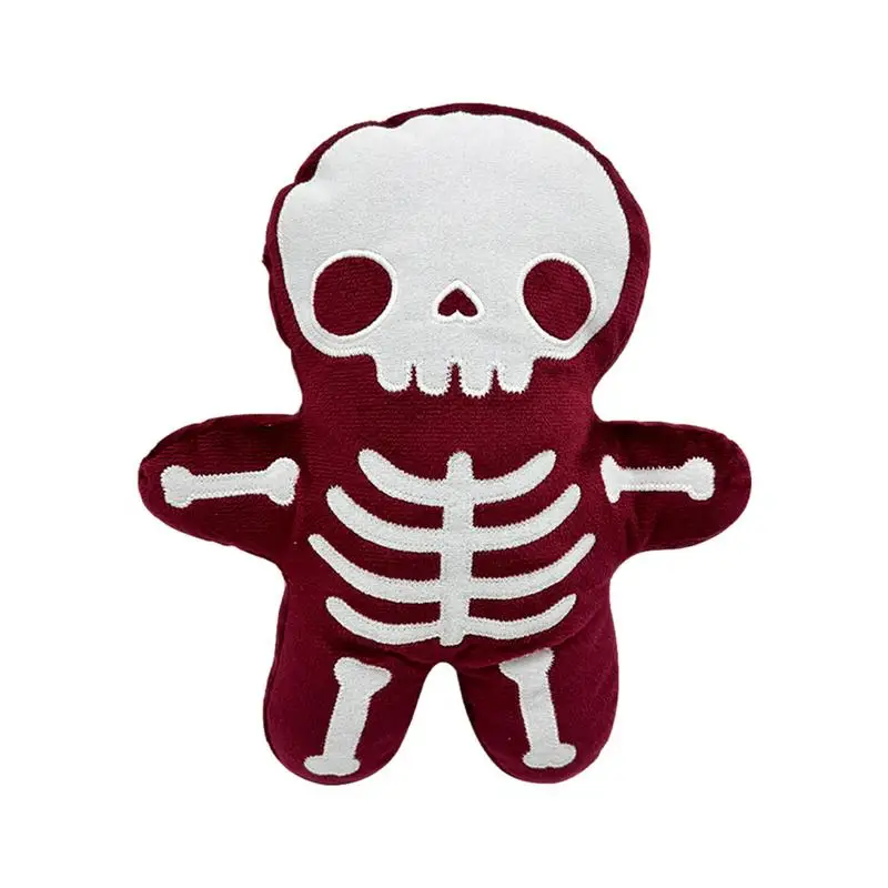 

Ghost Plush Cute Skeleton Figure Plush Toy 25cm/9.8inch Soft Cartoon Skeleton Collectible Plush Toy Colorful Ghost Plushie