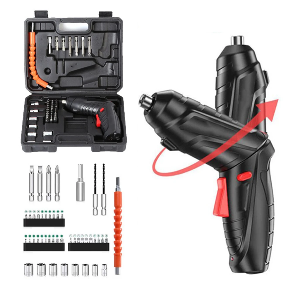 47pcs/set Cordless Electric Screwdriver Powerful Screwdriver Bits Multifunctional 3.6V Electric Drill DIY Power Tool
47pcs/set Cordless Electric Screwdriver Powerful Screwdriver Bits Multifunctional 3.6V Electric Drill DIY Power Tool