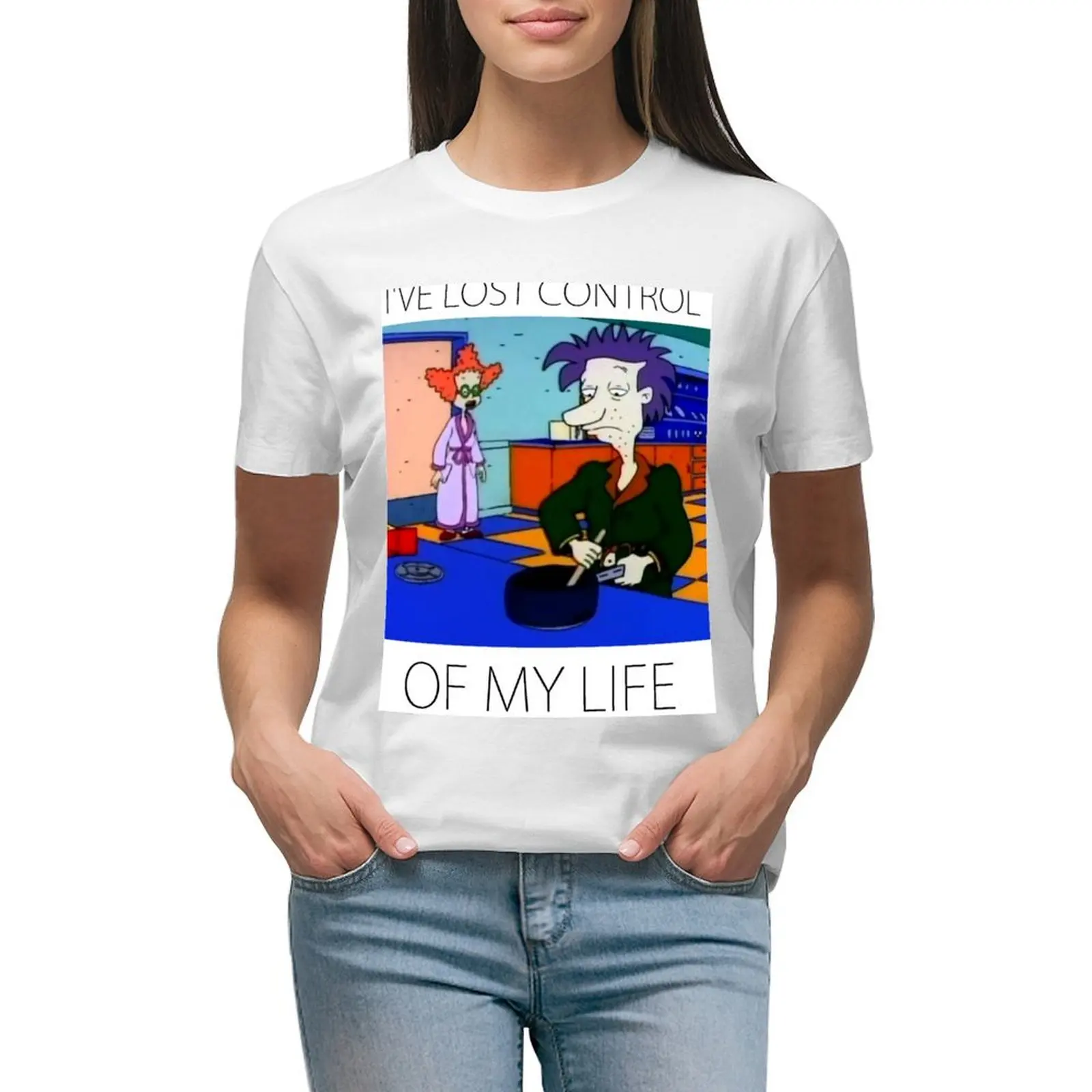 Stu Pickles - I've lost control of my life T-shirt female Aesthetic clothing tops black t-shirts for Women
Stu Pickles - I've lost control of my life T-shirt female Aesthetic clothing tops black t-shirts for Women