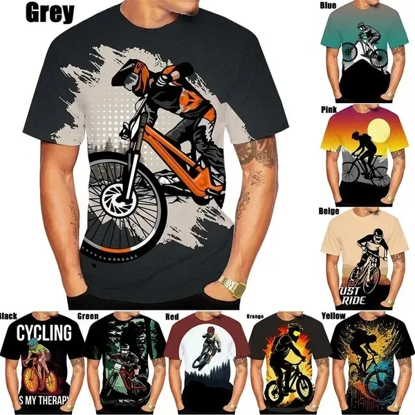 Summer Men's 3D Printed Bike Graphic T-shirt Men's Women Loose Crew Neck Sports Fashion Top Street Wear
Summer Men's 3D Printed Bike Graphic T-shirt Men's Women Loose Crew Neck Sports Fashion Top Street Wear