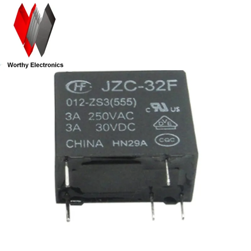 

Free shiping wholesale 10pcs/lot relay JZC-32F-012-ZS3