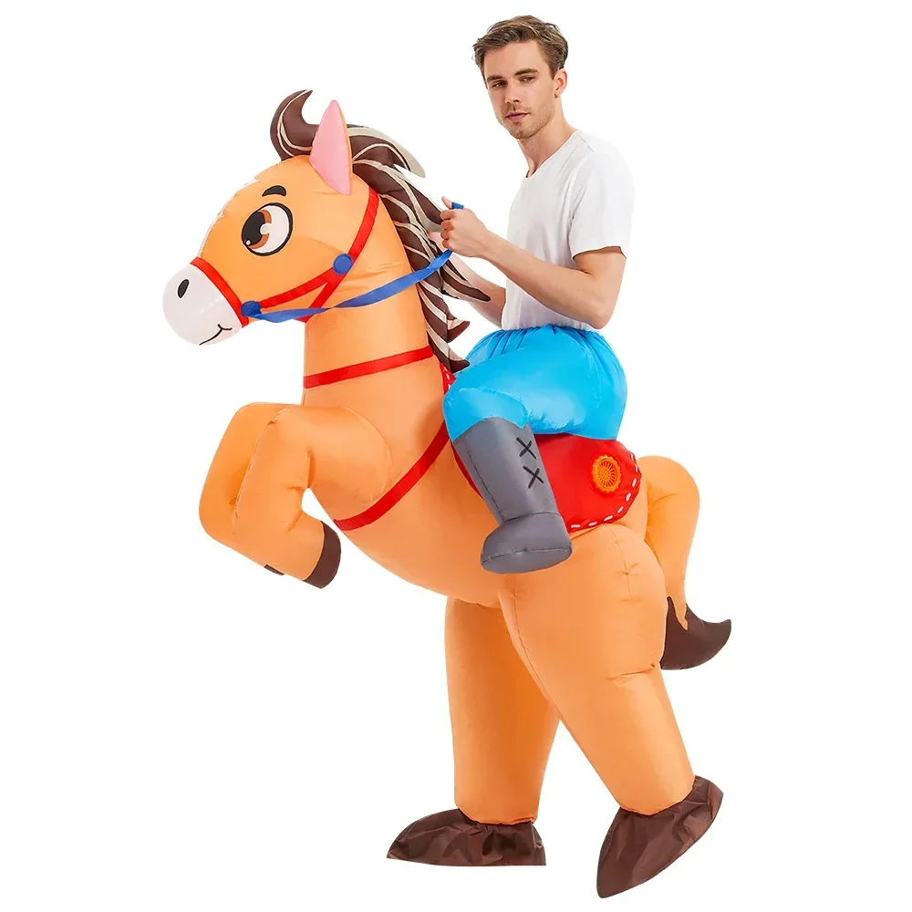 Adult Duck Cowboy Horse Inflatable Costumes Anime Mascot Fancy Role Play Christmas Halloween Party Cosplay Costume Dress Suits
Adult Duck Cowboy Horse Inflatable Costumes Anime Mascot Fancy Role Play Christmas Halloween Party Cosplay Costume Dress Suits