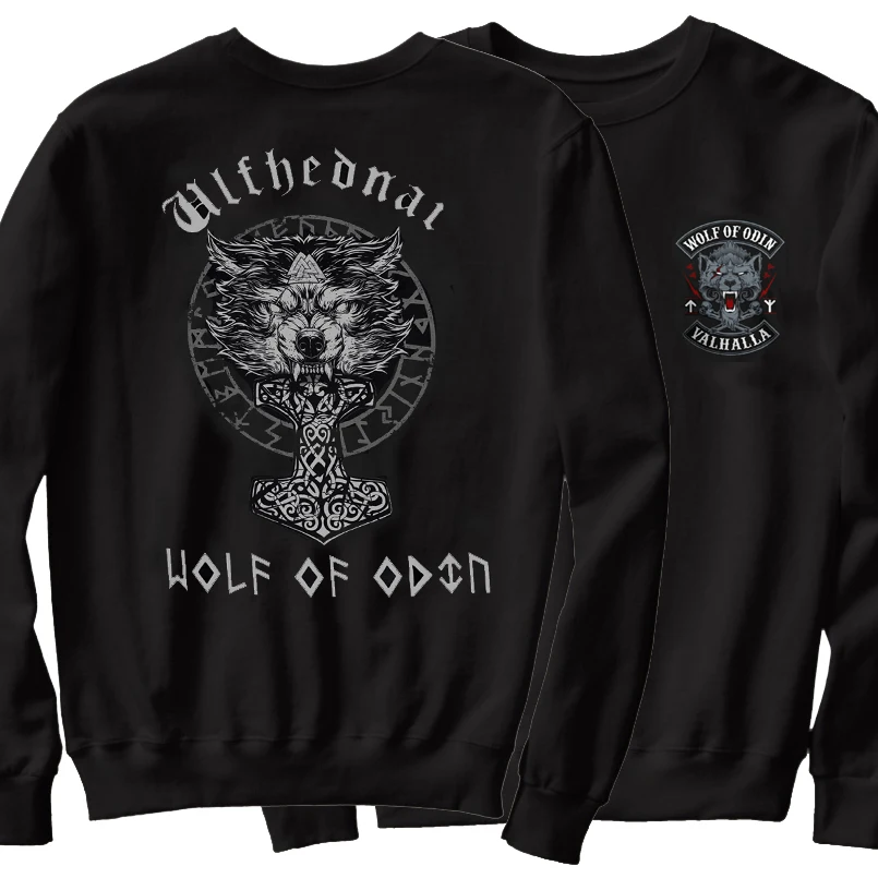 Norse Myth Thor Hammer Mjolnir Rune Wolf of Odin Valhalla Sweatshirts New 100% Cotton Comfortable Casual Mens Hoodie Streetwear
Norse Myth Thor Hammer Mjolnir Rune Wolf of Odin Valhalla Sweatshirts New 100% Cotton Comfortable Casual Mens Hoodie Streetwear