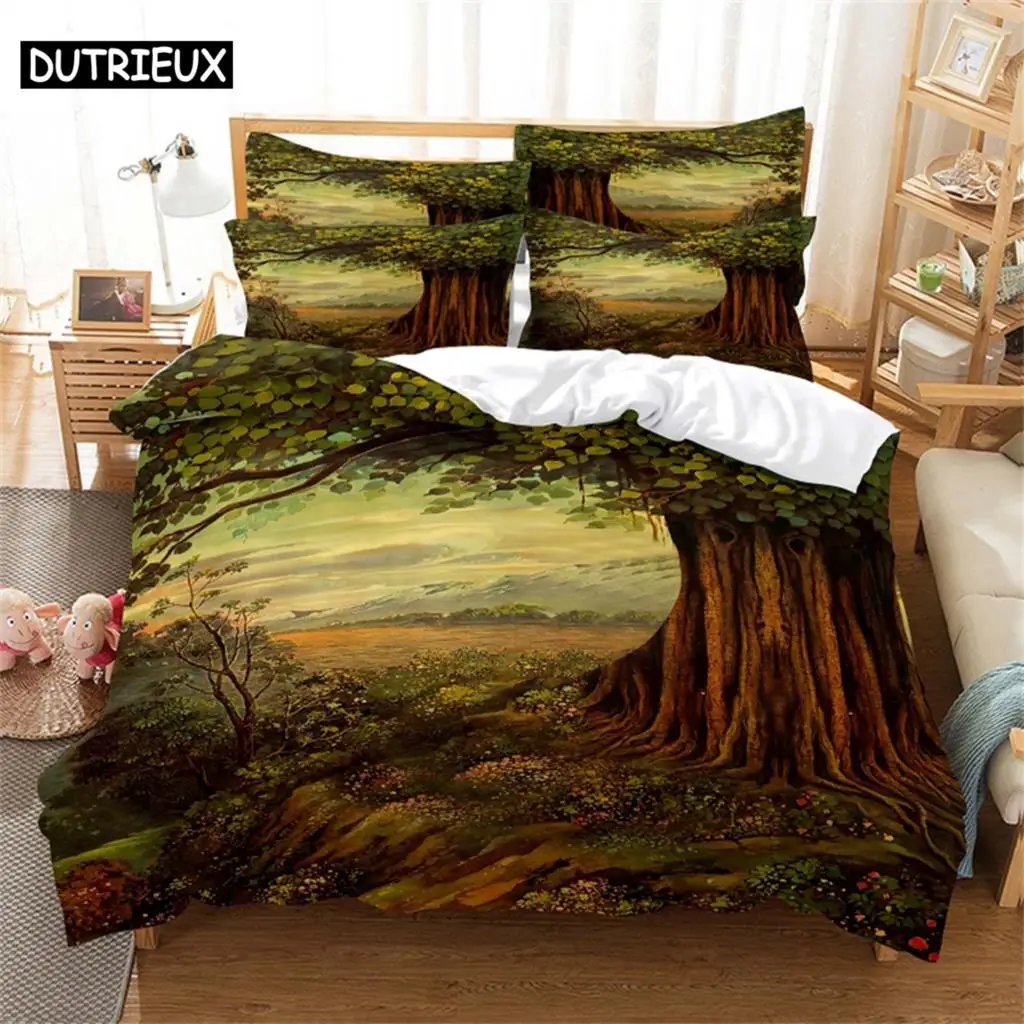 Trees Bedding Set Duvet Cover Set 3d Bedding Digital Printing Bed Linen Queen Size Bedding Set Fashion Design bed cover set
Trees Bedding Set Duvet Cover Set 3d Bedding Digital Printing Bed Linen Queen Size Bedding Set Fashion Design bed cover set