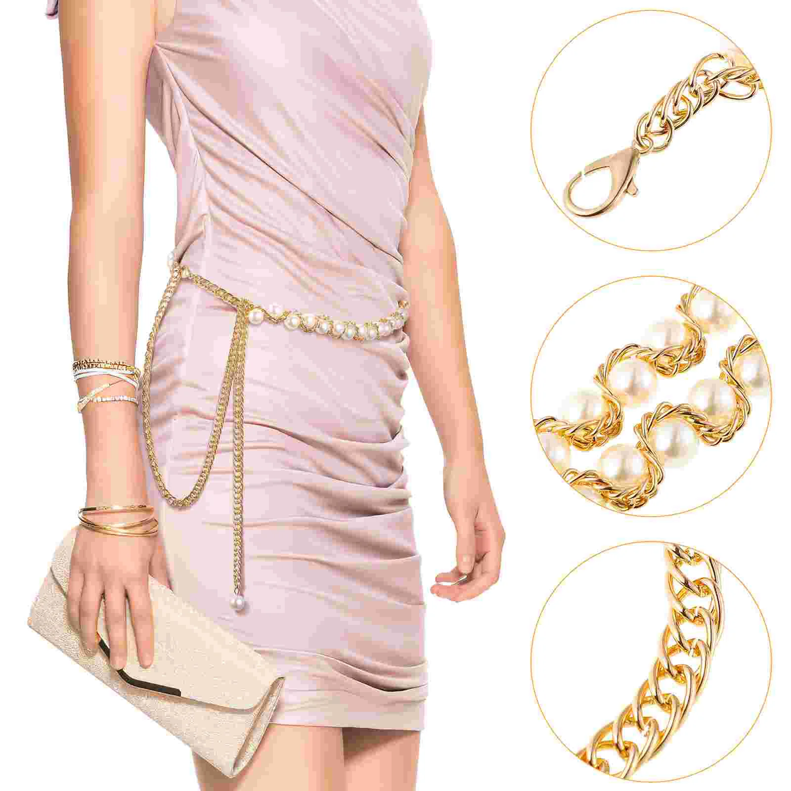 Dress Accessories Pearl Waist Chain Imitation Belt for Women Chains Jewelry Belts Dresses Womens
Dress Accessories Pearl Waist Chain Imitation Belt for Women Chains Jewelry Belts Dresses Womens