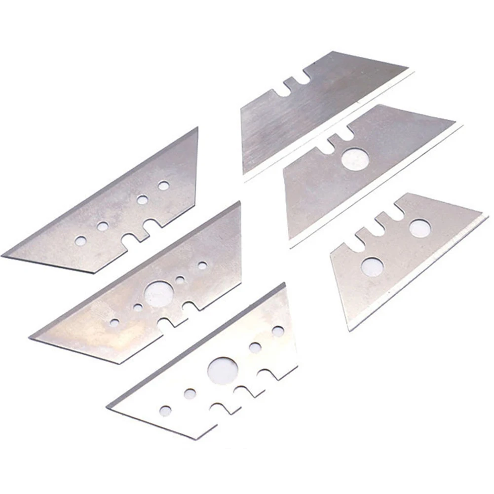 10Pcs Set Trapezoidal Blade Replacement Blade Art Craft Cutter Tool Multifunction T-shaped Hand Cutter Tool Carbon Steel Blade
10Pcs Set Trapezoidal Blade Replacement Blade Art Craft Cutter Tool Multifunction T-shaped Hand Cutter Tool Carbon Steel Blade
