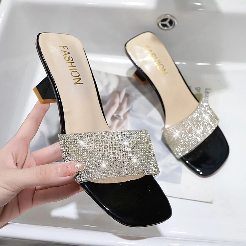 New Bright Diamond Sandals Open Toe High Heels Women Slippers Sandalia Feminina Party Dress Shoes Sandals Women Size 35-42
New Bright Diamond Sandals Open Toe High Heels Women Slippers Sandalia Feminina Party Dress Shoes Sandals Women Size 35-42
