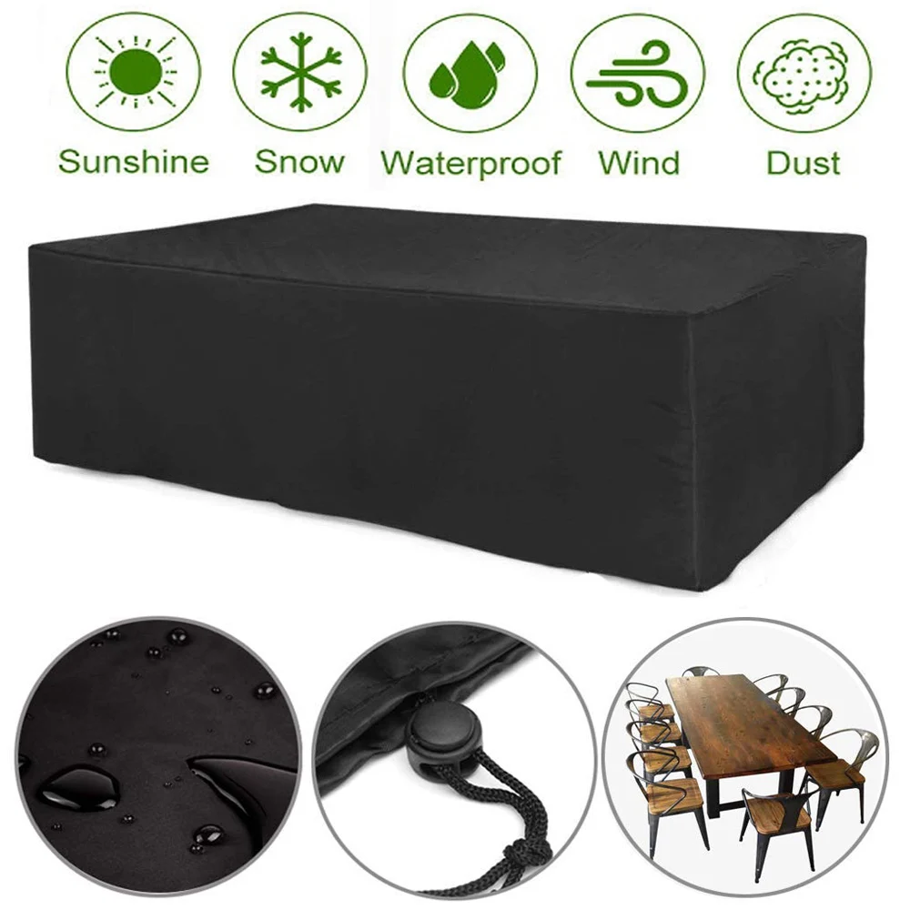 Outdoor Waterproof Furniture Cover Terrace Table Sofa Chair Windproof Rain and Snow UV Dustproof Oxford Cloth 56 Size
Outdoor Waterproof Furniture Cover Terrace Table Sofa Chair Windproof Rain and Snow UV Dustproof Oxford Cloth 56 Size