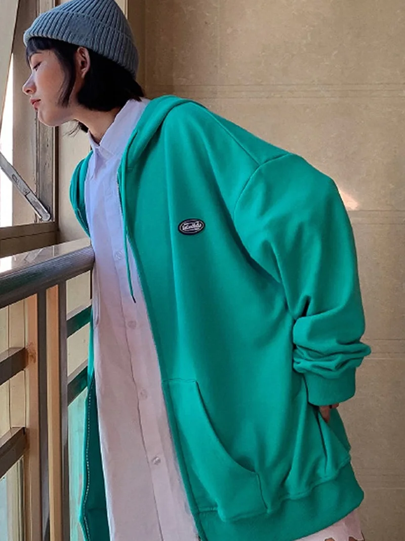 harajuku solid oversized Hoodies Women spring autumn korean Hoodie y2k Sweatshirt Hooded cardigan jacket zipper coats Sportswear
harajuku solid oversized Hoodies Women spring autumn korean Hoodie y2k Sweatshirt Hooded cardigan jacket zipper coats Sportswear