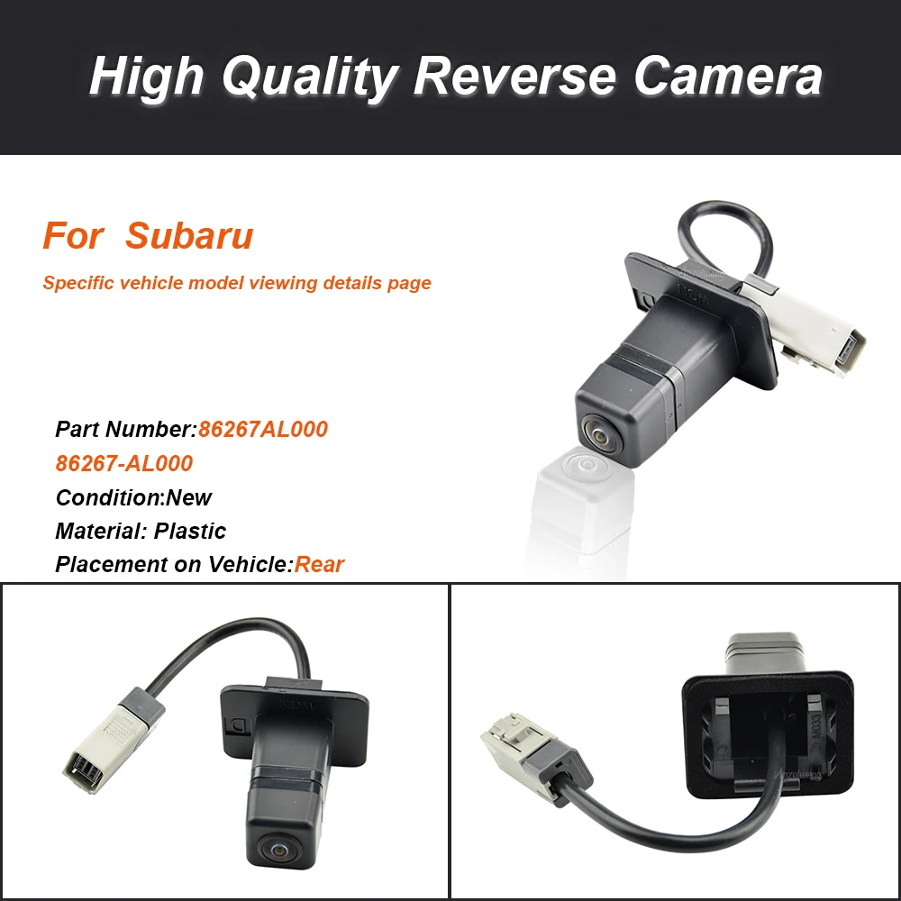 86267AL000 Auto Parts For Subaru Outback/Legacy B15 Original Car Reversing Rear Camera 86267-AL000
86267AL000 Auto Parts For Subaru Outback/Legacy B15 Original Car Reversing Rear Camera 86267-AL000