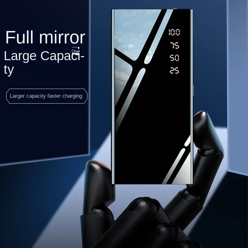 60000mAh Rechargeable Battery Power Bank - Large Capacity, Full Mirror Surface, Digital Display. Stay Powered Up Anywhere,
60000mAh Rechargeable Battery Power Bank - Large Capacity, Full Mirror Surface, Digital Display. Stay Powered Up Anywhere,