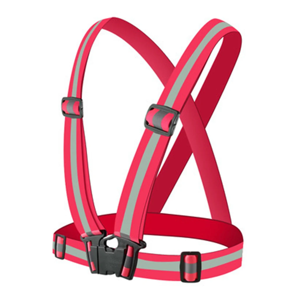 Reflective Vest 1Pcs High Visibility Polyester Fiber Reflective Strap Safe Running And Riding Safety High Quality
Reflective Vest 1Pcs High Visibility Polyester Fiber Reflective Strap Safe Running And Riding Safety High Quality