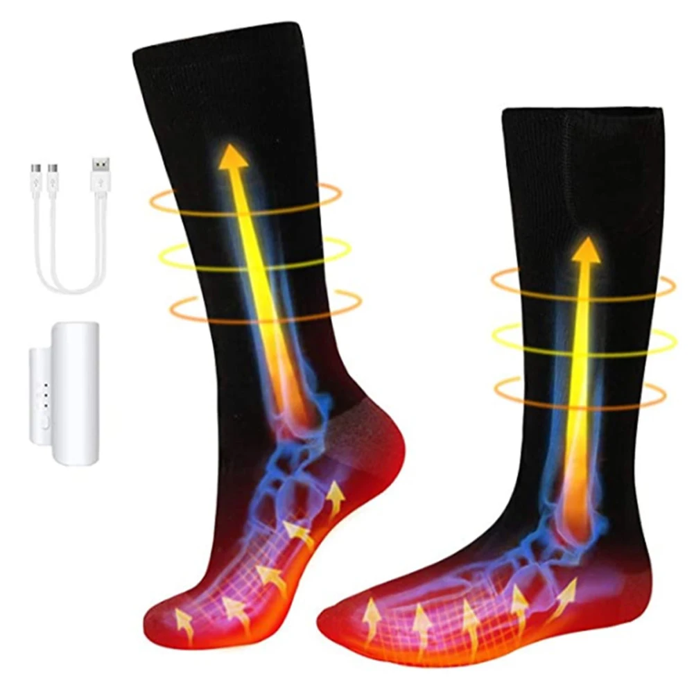 2200mAh Winter Heated Socks Thermosocks Unisex Thermal Heating Foot Warmer Electric Socks Warm Socks Cycling Trekking Skiing
2200mAh Winter Heated Socks Thermosocks Unisex Thermal Heating Foot Warmer Electric Socks Warm Socks Cycling Trekking Skiing