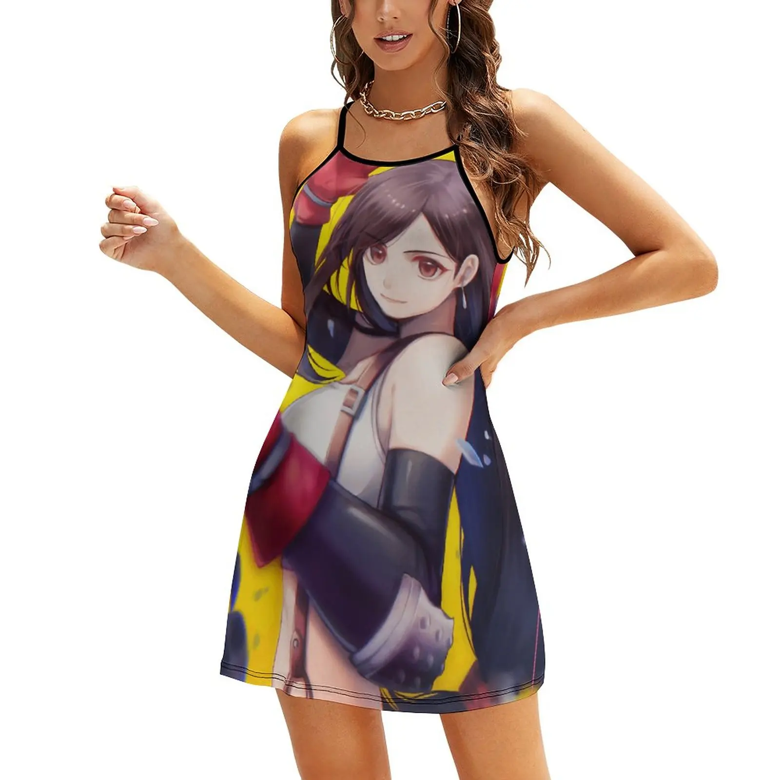 Sexy Woman's Clothing Suspender Dress Tifa Lockhart Final And Fantasy Final And Fantasy Vii Women's Sling Dress Funny Graphic
Sexy Woman's Clothing Suspender Dress Tifa Lockhart Final And Fantasy Final And Fantasy Vii Women's Sling Dress Funny Graphic