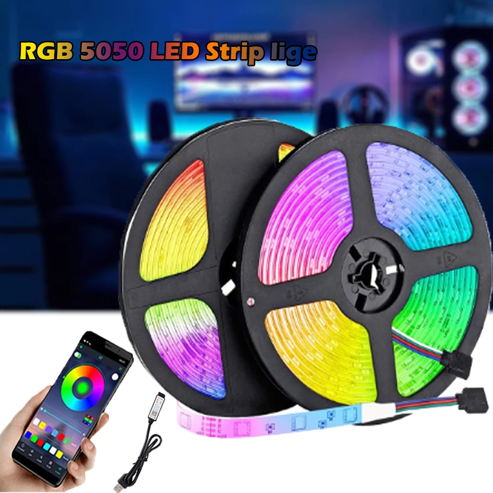 RGB 5V USB Led Strip Light Bluetooth App IR Control 1M-10 M Led Flexible For Festival Party New Year Activity Decor LM
RGB 5V USB Led Strip Light Bluetooth App IR Control 1M-10 M Led Flexible For Festival Party New Year Activity Decor LM