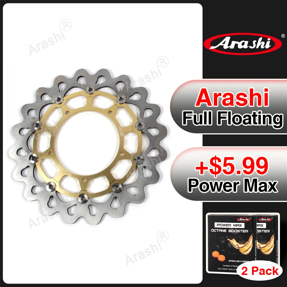 

Arashi 1PCS CNC Floating Front Brake Disk Disc Rotors For YAMAHA MT-10 MT10 FZ-10 FZ10 ABS/MT-10 SP / FZ-10 ABS/ V1700 MAX 1700