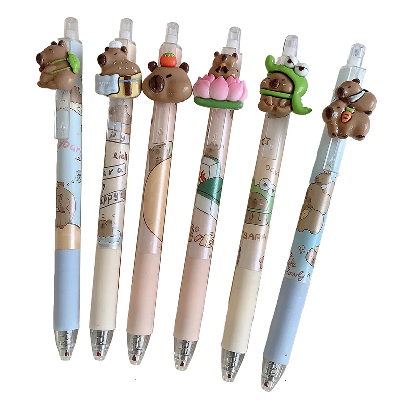 Kawaii Cartoon Capybara Black Ink Pen Quick Drying Gel Pen School Office Supplies Stationery Gift Students Cute Gel Pen
Kawaii Cartoon Capybara Black Ink Pen Quick Drying Gel Pen School Office Supplies Stationery Gift Students Cute Gel Pen