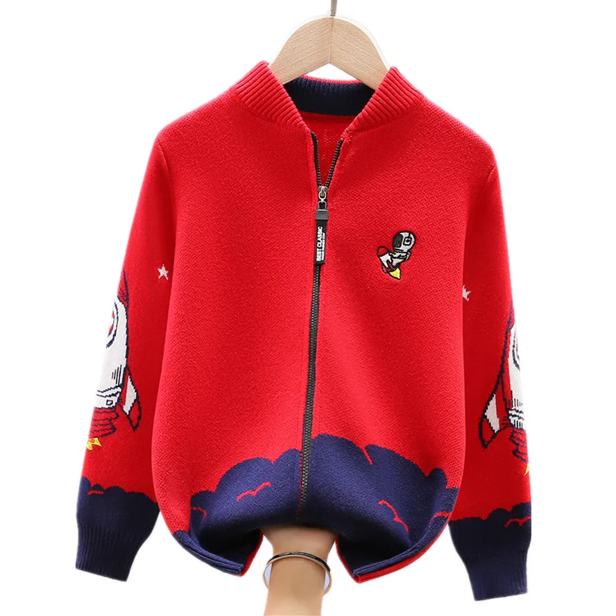 Children Cotton Product Boys Sweater 2023 Spring/Winter Kids Causal Cardigan Jacket For Age 4-15 Years Warm Zipper Knitwear
Children Cotton Product Boys Sweater 2023 Spring/Winter Kids Causal Cardigan Jacket For Age 4-15 Years Warm Zipper Knitwear