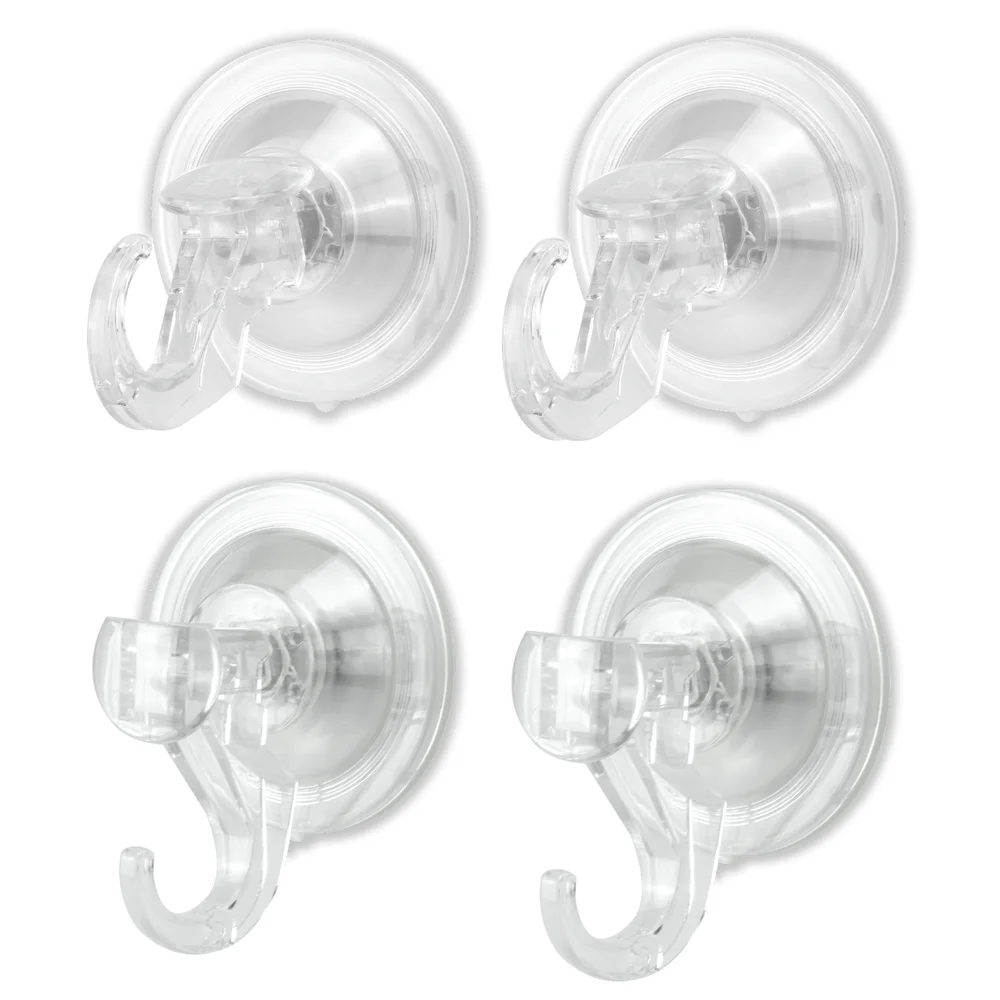 4Pcs Suction Cup Hooks for Home Kitchen Bathroom Reusable Powerful Waterproof Shower Hooks Heavy Duty Vacuum Suction Hanger
4Pcs Suction Cup Hooks for Home Kitchen Bathroom Reusable Powerful Waterproof Shower Hooks Heavy Duty Vacuum Suction Hanger