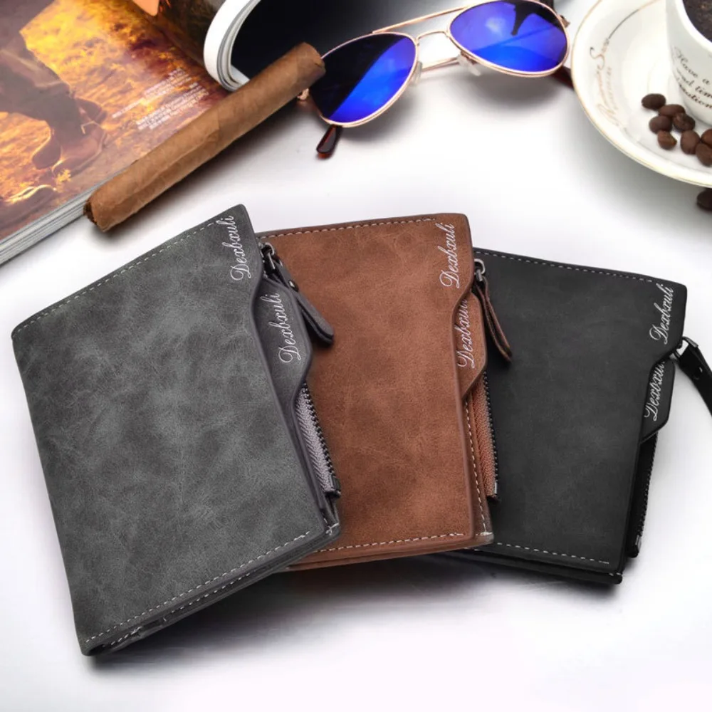 

Slim Wallet for Men-Leather Money Clip Mens Wallets-RFID Blocking Front Pocket Bifold Credit Card Holder