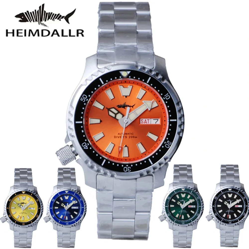 HEIMDALLR Sharkey 62mas Automatic Watch Men NH36A Men's Mechanical Watches Sapphire Super C3 Luminous Dial Diver Watch 200M
HEIMDALLR Sharkey 62mas Automatic Watch Men NH36A Men's Mechanical Watches Sapphire Super C3 Luminous Dial Diver Watch 200M