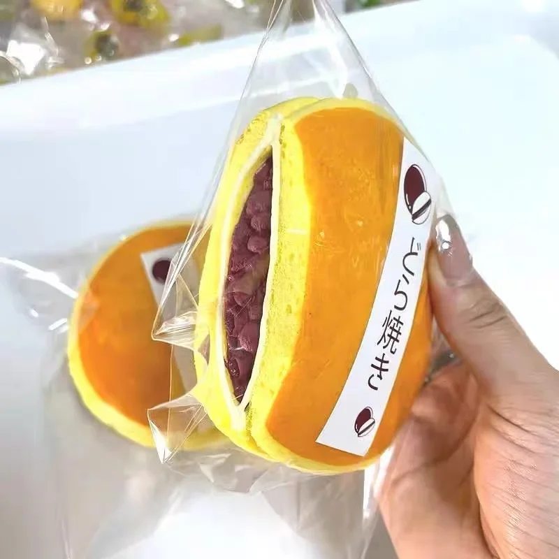 

Squishy Slow Rising Dorayaki Pastry Red Bean Pie Squeeze Food Toy Fidget Toy Mochi Toy Stress Release Hand Relax Gift