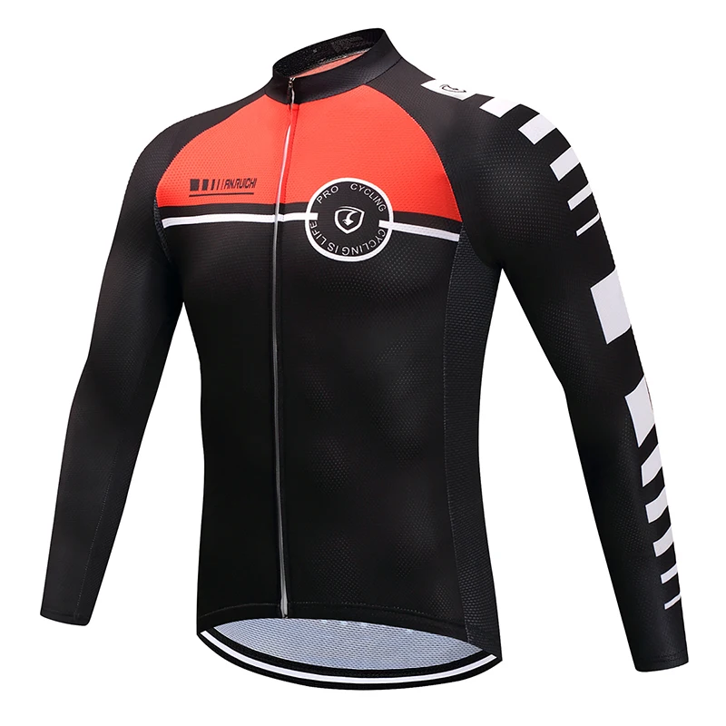 Brief Men Full Sleeve Cycling Jersey Black Matches Red Anti-sweat Quick Dry Bike Riding Jerseys Customized/Wholesale Service
Brief Men Full Sleeve Cycling Jersey Black Matches Red Anti-sweat Quick Dry Bike Riding Jerseys Customized/Wholesale Service