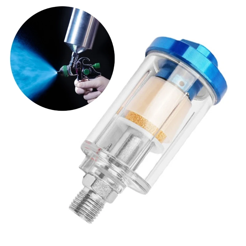 1/4'' Water Oil Separator Inline For Compressor Paint Guns Air Hose Filter Moisture Trap Oil Water Separator
1/4'' Water Oil Separator Inline For Compressor Paint Guns Air Hose Filter Moisture Trap Oil Water Separator