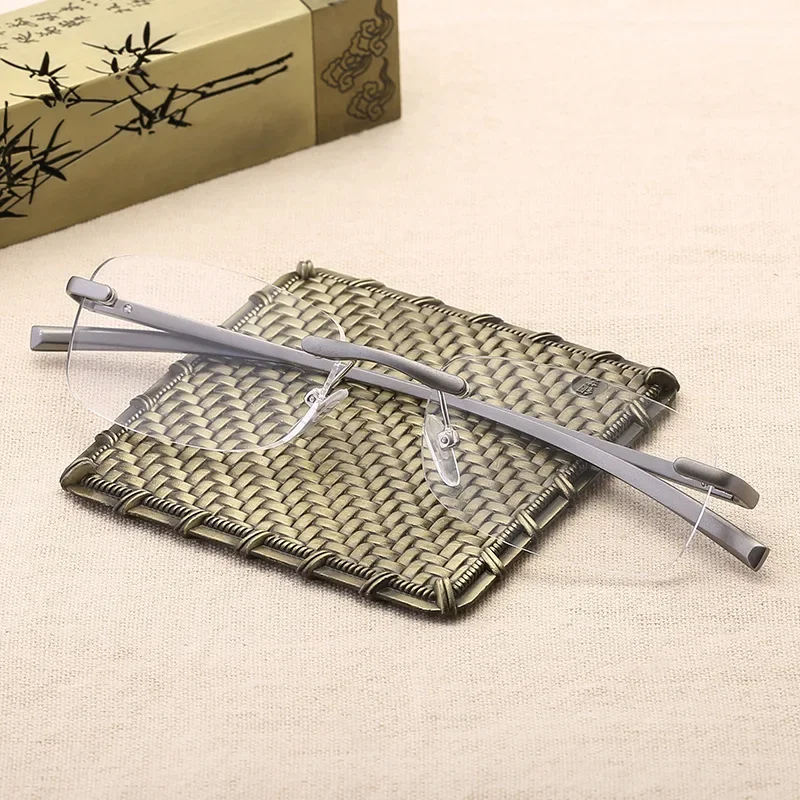 2023 New Resin Frameless Aluminum-Magnesium Alloy HD Male A Piece Anti-Blue Single Light Reading Glasses
2023 New Resin Frameless Aluminum-Magnesium Alloy HD Male A Piece Anti-Blue Single Light Reading Glasses