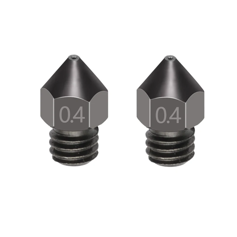 

Hardened Steel Tool High Temperature Pointed Wear Resistant MK8 Nozzles 1.75 mm 3D Printer Makerbot Creality CR-10 Hotend Ender