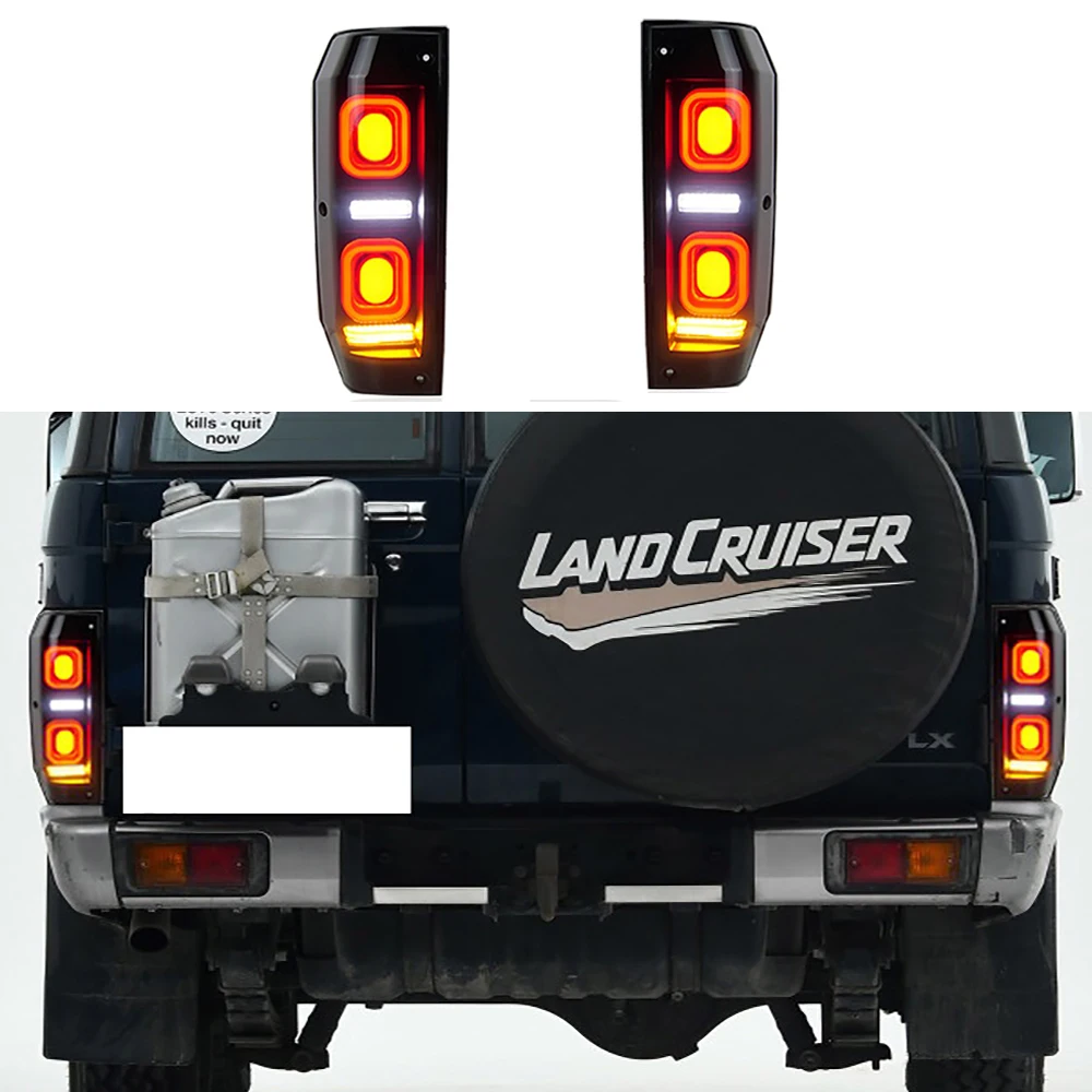 Автомобильная задняя лампа, задняя фара для Land Cruiser LC70 LC71 LC76 LC77 LC78, задняя подсветка тормоза, задний динамический сигнал поворота
Автомобильная задняя лампа, задняя фара для Land Cruiser LC70 LC71 LC76 LC77 LC78, задняя подсветка тормоза, задний динамический сигнал поворота