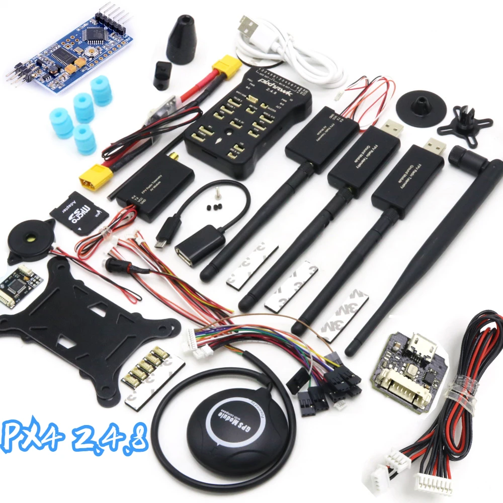 Pixhawk PX4 PIX 2.4.8 32 Bit Flight Controller+RGB+OLED+Safety Switch+Buzzer+PPM+I2C+ 4G SD
Pixhawk PX4 PIX 2.4.8 32 Bit Flight Controller+RGB+OLED+Safety Switch+Buzzer+PPM+I2C+ 4G SD