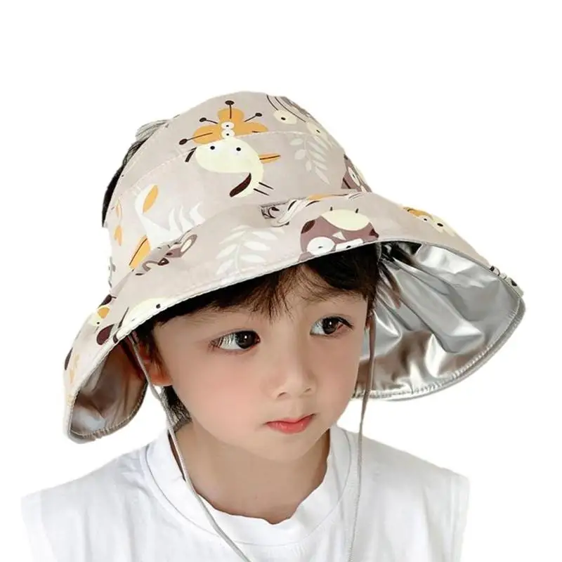 

Детский солнцезащитный козырек, летняя пляжная шляпа с защитой от УФ излучения для девочек, для отдыха на открытом воздухе, путешествий, пляжа, кемпинга, плавания