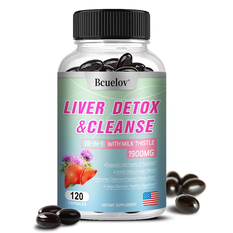 Liver Purification, Detoxification and Repair Capsules - Improve Indigestion and Promote The Production of Digestive Enzymes
Liver Purification, Detoxification and Repair Capsules - Improve Indigestion and Promote The Production of Digestive Enzymes