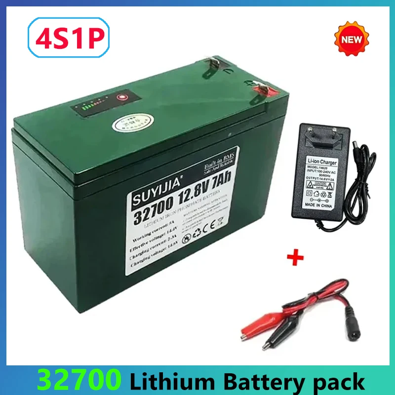 Hot Selling 12.8V 32700 7000mAh 4S1P Lifepo4 Rechargeable Battery with 4S 7A Balanced BMS for Electric Car Model Solar Power 12V
Hot Selling 12.8V 32700 7000mAh 4S1P Lifepo4 Rechargeable Battery with 4S 7A Balanced BMS for Electric Car Model Solar Power 12V