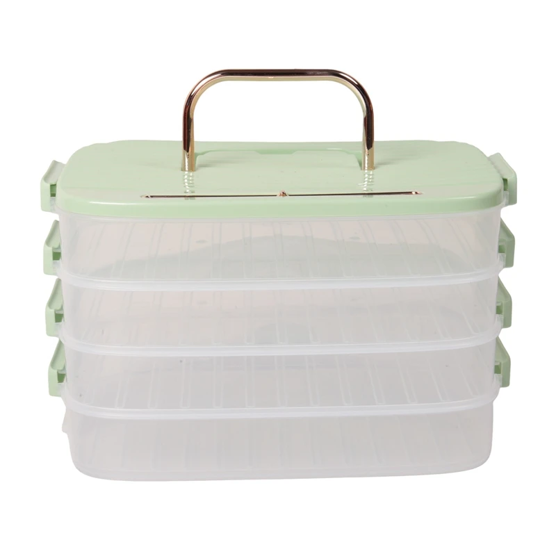 Dumpling Storage Box Refrigerator Freezer Box Food Grade Dumpling Freezer Box Kitchen Accessories Organizer Green
Dumpling Storage Box Refrigerator Freezer Box Food Grade Dumpling Freezer Box Kitchen Accessories Organizer Green