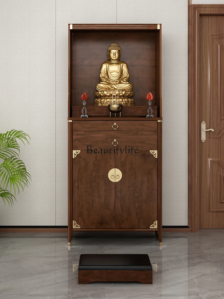 New Chinese Style Burlywood Buddha Niche Household Clothes Closet Modern & Minimalism Altar Buddha Shrine
New Chinese Style Burlywood Buddha Niche Household Clothes Closet Modern & Minimalism Altar Buddha Shrine