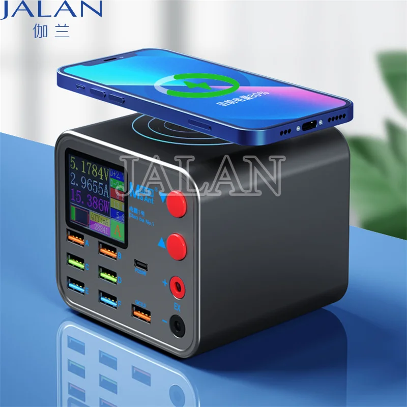 MaAnt Dianba 1 Mulrifunctional 8-port Charger 10W Wireless Fast Charging High Speed Fulll Power PD+QC3.0 Strang Fast Charging
MaAnt Dianba 1 Mulrifunctional 8-port Charger 10W Wireless Fast Charging High Speed Fulll Power PD+QC3.0 Strang Fast Charging