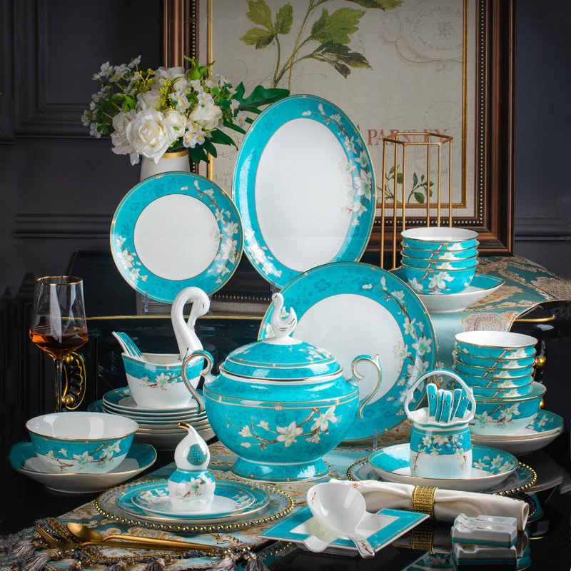 Jingdezhen Enamel Tableware Bowl and Plates Set Household Chinese Bowl Plate Bone China Hotel Table Setting Gift
Jingdezhen Enamel Tableware Bowl and Plates Set Household Chinese Bowl Plate Bone China Hotel Table Setting Gift