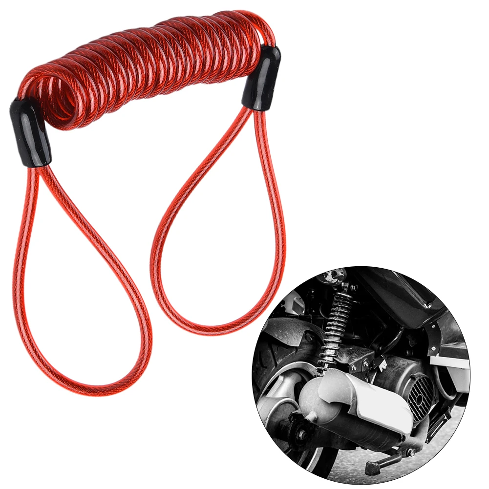 Useful Disc Lock Reminder Cable Coiled Cable Motorbike Motorcycle Steel Coil And Plastic For Outboard Engine Motor
Useful Disc Lock Reminder Cable Coiled Cable Motorbike Motorcycle Steel Coil And Plastic For Outboard Engine Motor