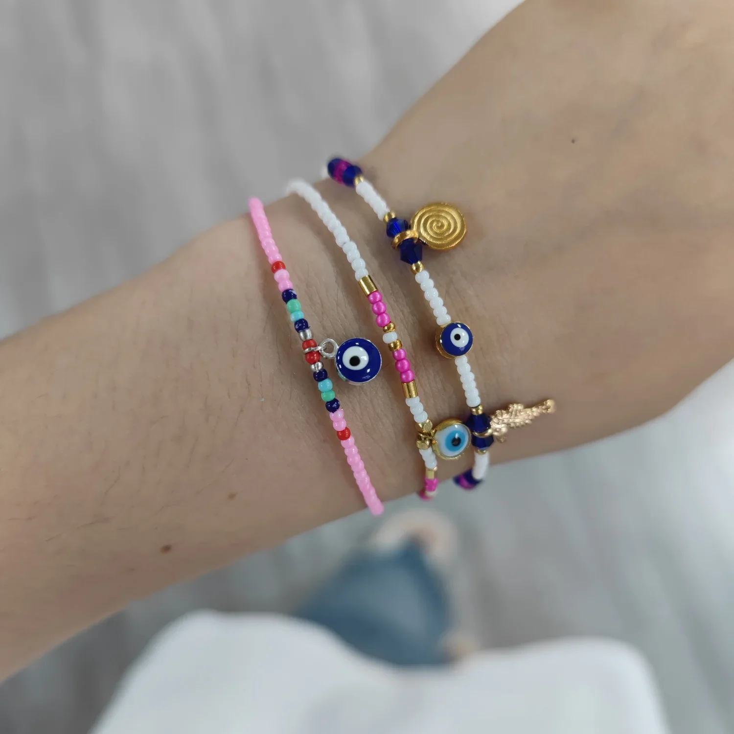 *Turkish Lucky Evil Eye Bracelet Women Multi Style Handmade Braided Blue Eyes Female Charm Fashion Bracelet Friendship Jewelry
*Turkish Lucky Evil Eye Bracelet Women Multi Style Handmade Braided Blue Eyes Female Charm Fashion Bracelet Friendship Jewelry