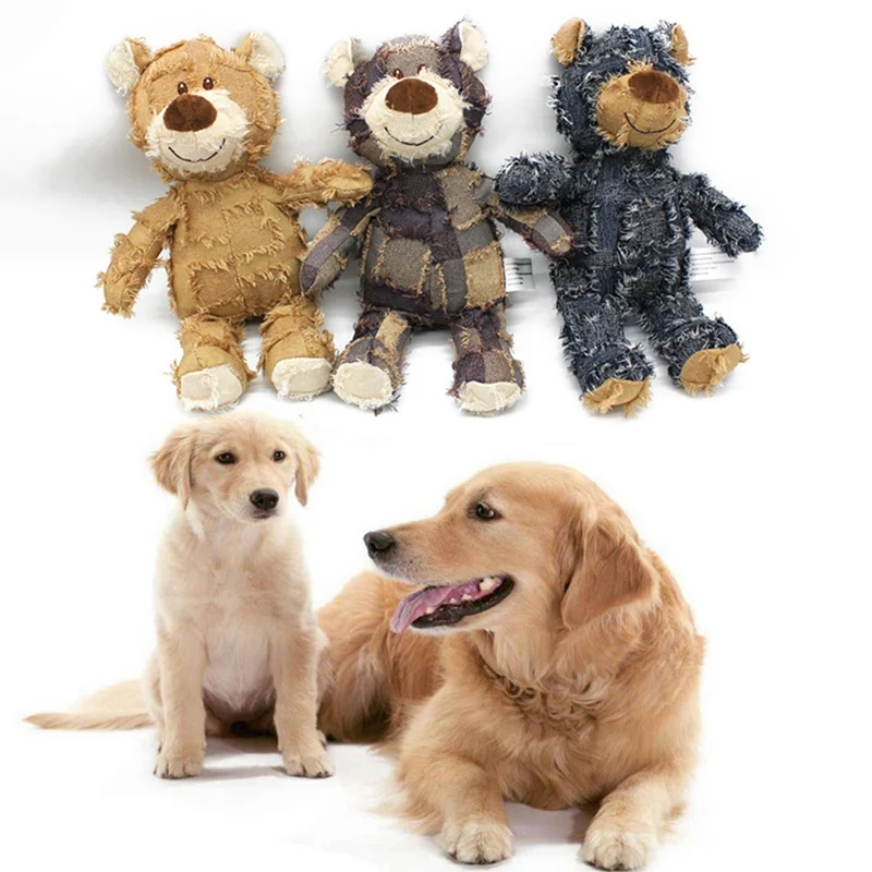 Pet Dog Plush Toys Dog Toys Bear Squeaking Stuffed Toys For Dogs Teeth Cleaning Chew Squeak Molar Toy for Small Large Dogs
Pet Dog Plush Toys Dog Toys Bear Squeaking Stuffed Toys For Dogs Teeth Cleaning Chew Squeak Molar Toy for Small Large Dogs