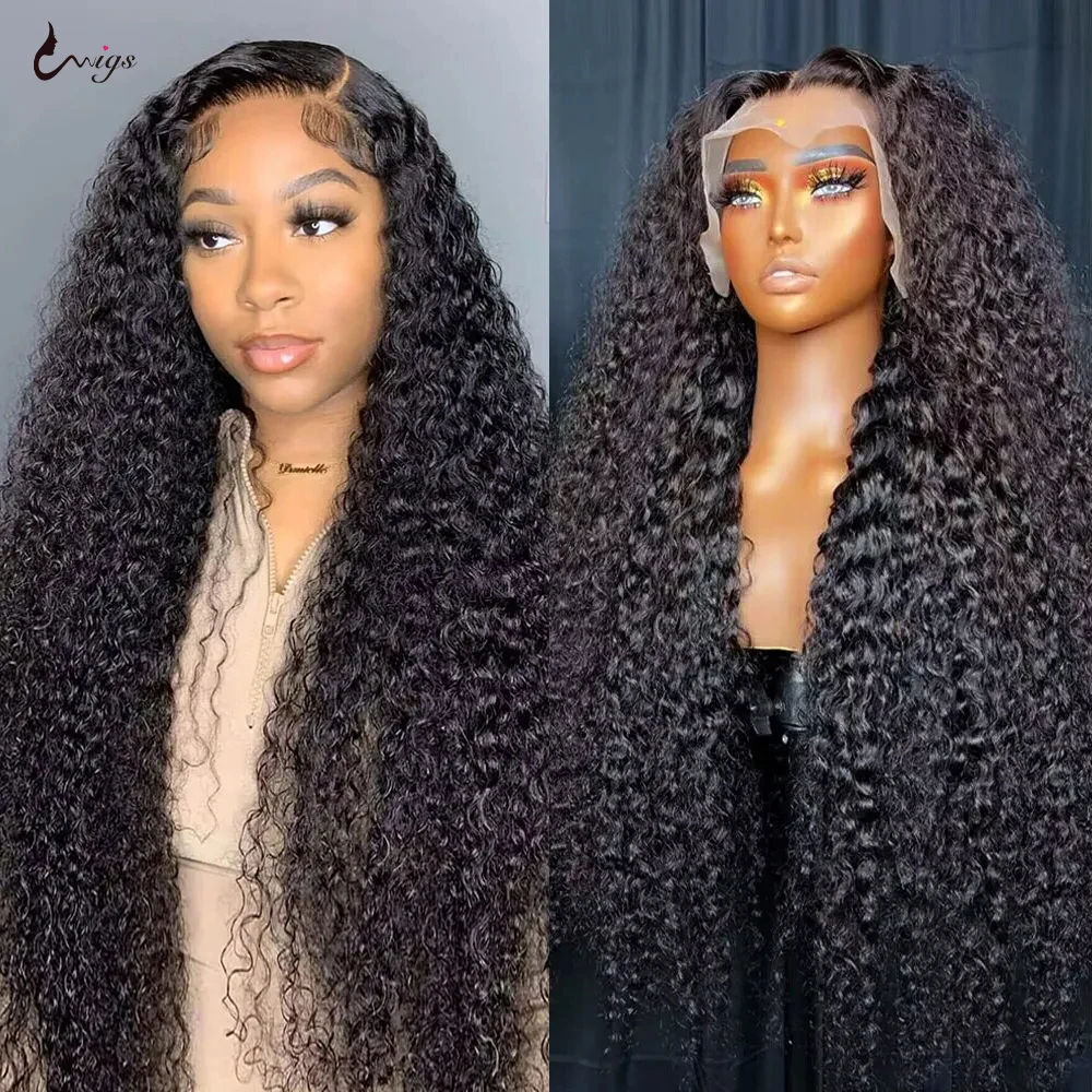 13x6 HD Lace Closure Wig Deep Wave Frontal Wig Glueless Deep Curly Lace Front Wig 30 Inch Brazilian Human Hair Wigs For Women
13x6 HD Lace Closure Wig Deep Wave Frontal Wig Glueless Deep Curly Lace Front Wig 30 Inch Brazilian Human Hair Wigs For Women