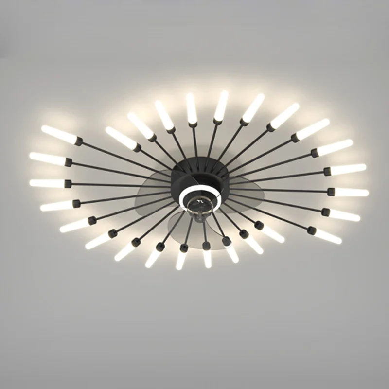 2022 New Hot Sell Ceiling Fan With LED Light And Remote Control Starry Art Fireworks Chandelier For Living Room Home Decor Lamps 
2022 New Hot Sell Ceiling Fan With LED Light And Remote Control Starry Art Fireworks Chandelier For Living Room Home Decor Lamps